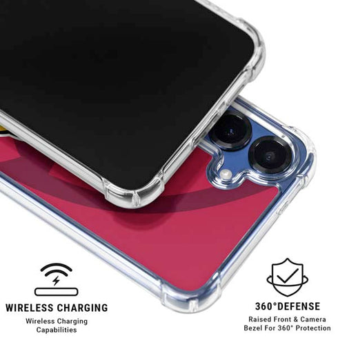 NFL Arizona Cardinals Double Vision Galaxy S25 Plus Clear Case