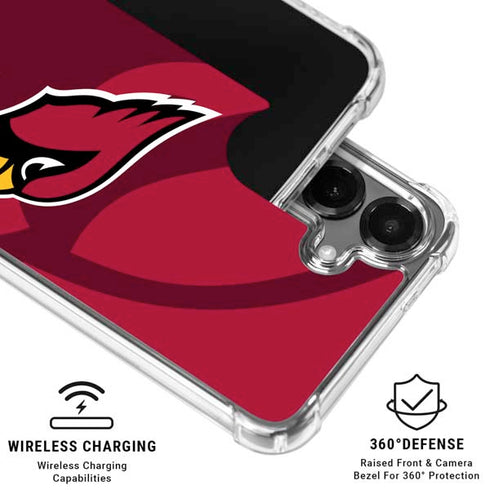 NFL Arizona Cardinals Double Vision Galaxy S26 Clear Case