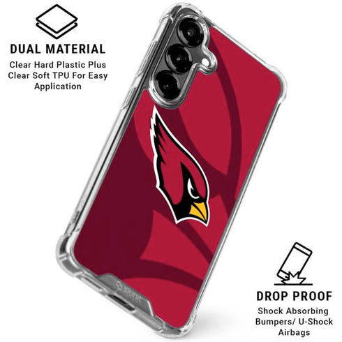 NFL Arizona Cardinals Double Vision Galaxy S26 Clear Case