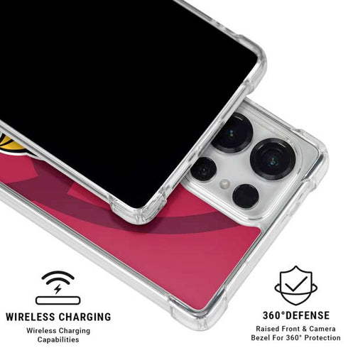 NFL Arizona Cardinals Double Vision Galaxy S26 Ultra Clear Case