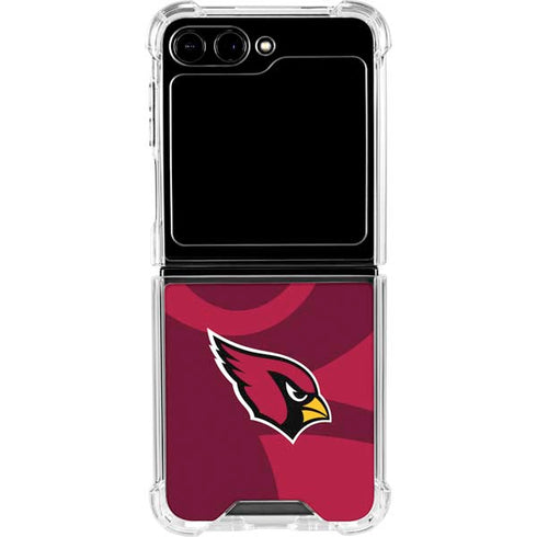 NFL Arizona Cardinals Double Vision Galaxy Z Flip6 Clear Case