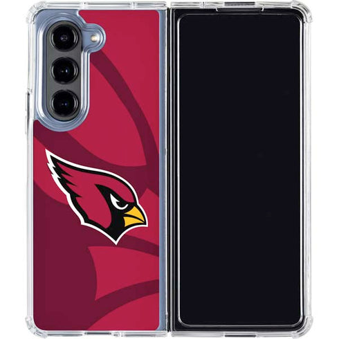 NFL Arizona Cardinals Double Vision Galaxy Z Fold5 5G Clear Case