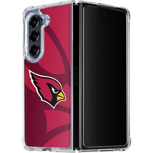 NFL Arizona Cardinals Double Vision Galaxy Z Fold5 5G Clear Case