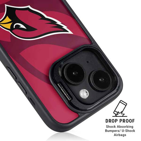 NFL Arizona Cardinals Double Vision iPhone 14 Kickstand Case