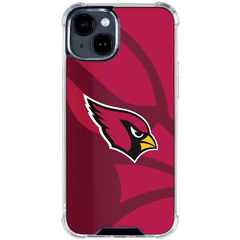 NFL Arizona Cardinals Double Vision iPhone 15 Clear Case