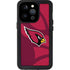 NFL Arizona Cardinals Double Vision iPhone 15 Pro Waterproof Case
