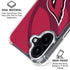NFL Arizona Cardinals Double Vision iPhone 16 Clear Case