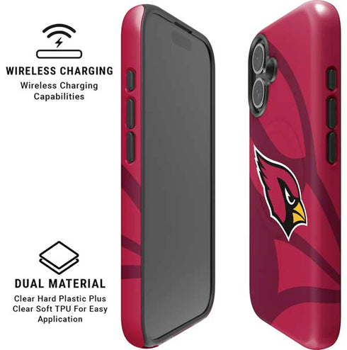 NFL Arizona Cardinals Double Vision iPhone 16 Plus Magsafe Impact Case