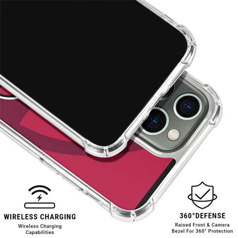 NFL Arizona Cardinals Double Vision iPhone 16 Pro Clear Case