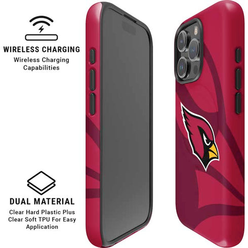 NFL Arizona Cardinals Double Vision iPhone 16 Pro Max Magsafe Impact Case