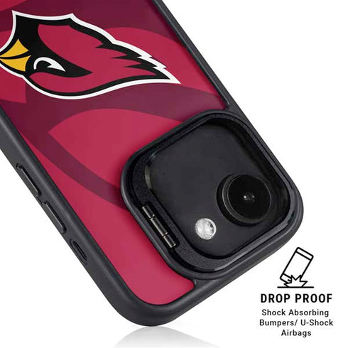 NFL Arizona Cardinals Double Vision iPhone 16e Kickstand Case