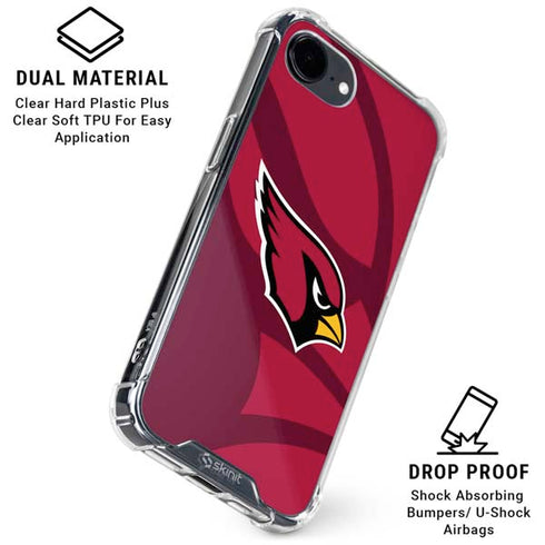 NFL Arizona Cardinals Double Vision iPhone 16e Clear Case