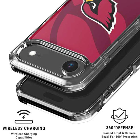NFL Arizona Cardinals Double Vision iPhone 17 Air Clear Case