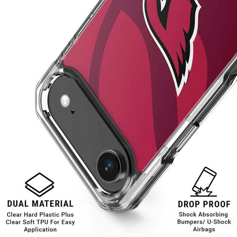 NFL Arizona Cardinals Double Vision iPhone 17 Air Clear Case