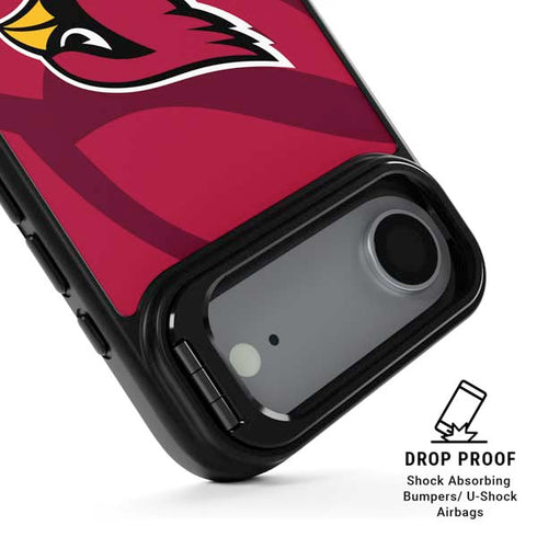 NFL Arizona Cardinals Double Vision iPhone 17 Air Kickstand Case