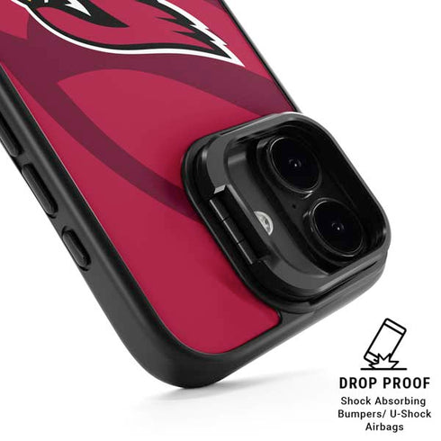 NFL Arizona Cardinals Double Vision iPhone 17 Kickstand Case