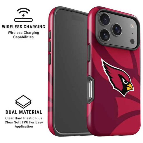 NFL Arizona Cardinals Double Vision iPhone 17 Pro Magsafe Impact Case