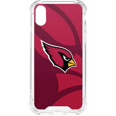 NFL Arizona Cardinals Double Vision iPhone XS Clear Case