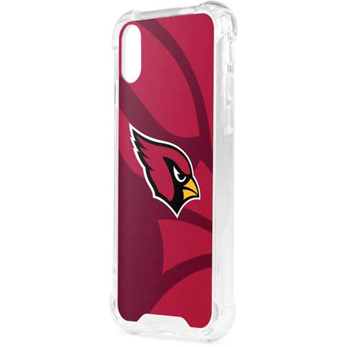NFL Arizona Cardinals Double Vision iPhone XS Clear Case