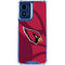 NFL Arizona Cardinals Double Vision Moto G 5G (2024) Clear Case