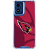 NFL Arizona Cardinals Double Vision Moto G 5G (2024) Clear Case