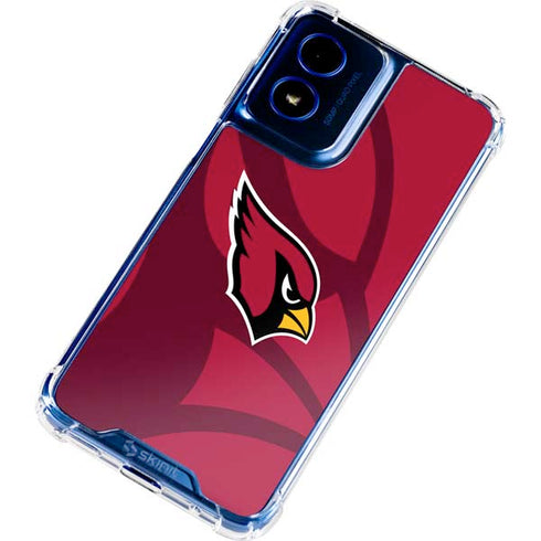 NFL Arizona Cardinals Double Vision Moto G 5G (2024) Clear Case