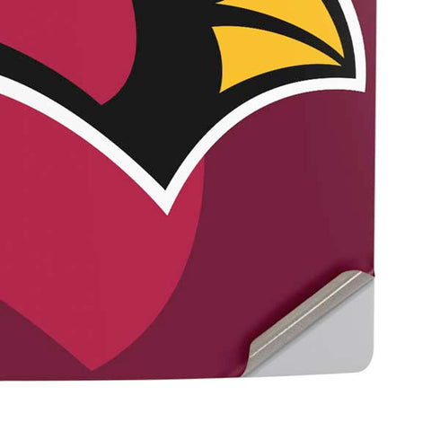 NFL Arizona Cardinals Double Vision PS5 Pro Disk Console Skin
