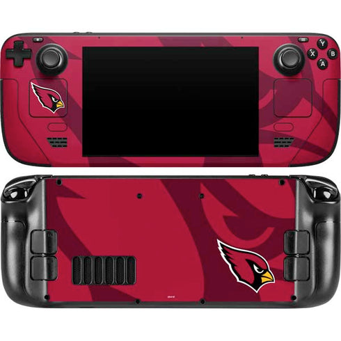 NFL Arizona Cardinals Double Vision Steam Deck Handheld Gaming Computer Skin