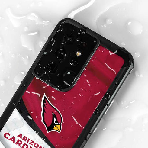 NFL Arizona Cardinals Galaxy S24 Ultra Waterproof Case