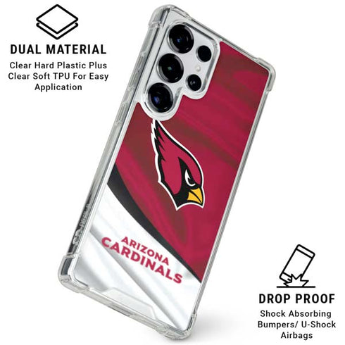 NFL Arizona Cardinals Galaxy S25 Ultra Clear Case