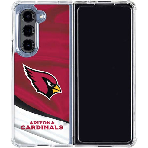 NFL Arizona Cardinals Galaxy Z Fold5 5G Clear Case