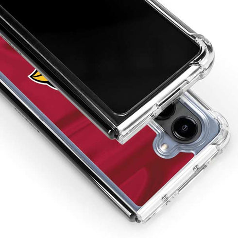 NFL Arizona Cardinals Galaxy Z Fold5 5G Clear Case