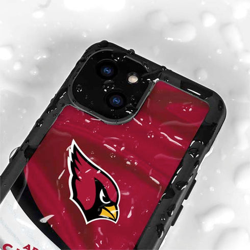 NFL Arizona Cardinals iPhone 15 Plus Waterproof Case
