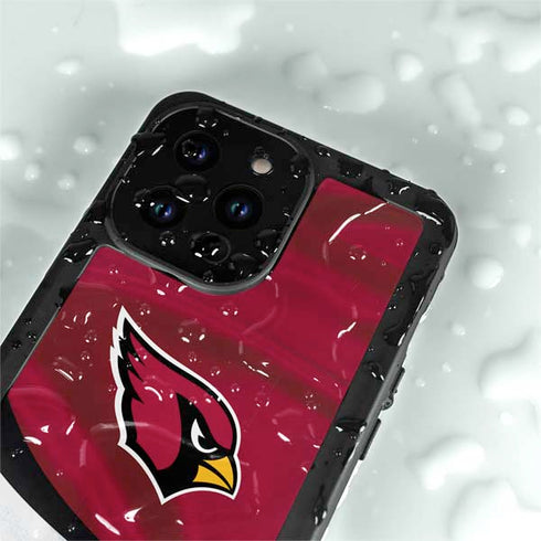 NFL Arizona Cardinals iPhone 15 Pro Waterproof Case