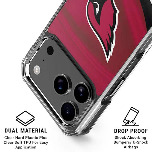 NFL Arizona Cardinals iPhone 18 Pro Clear Case