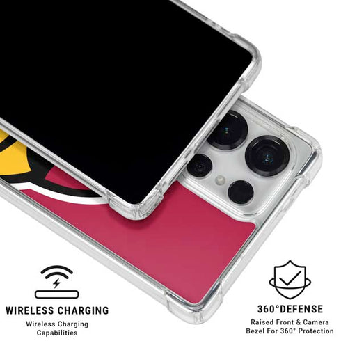 NFL Arizona Cardinals Large Logo Galaxy S25 Ultra Clear Case