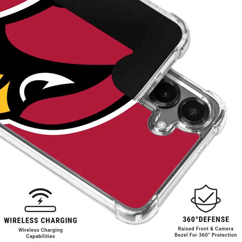 NFL Arizona Cardinals Large Logo Galaxy S26 Plus Clear Case