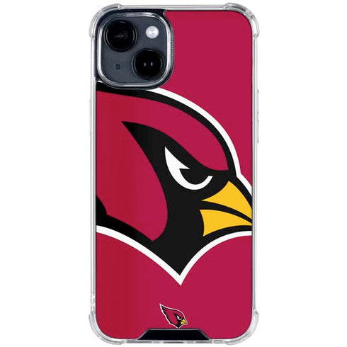 NFL Arizona Cardinals Large Logo iPhone 15 Clear Case