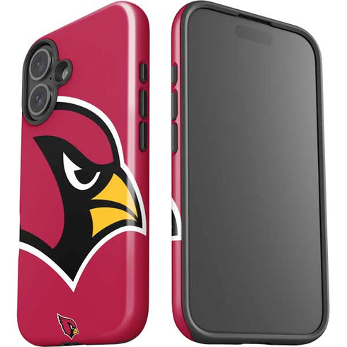 NFL Arizona Cardinals Large Logo iPhone 16 Plus Impact Case