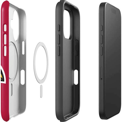 NFL Arizona Cardinals Large Logo iPhone 16 Plus Magsafe Impact Case