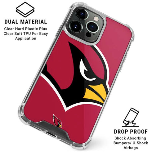 NFL Arizona Cardinals Large Logo iPhone 16 Pro Max Clear Case
