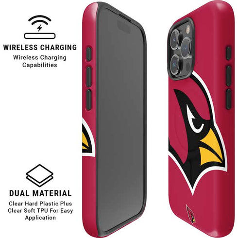 NFL Arizona Cardinals Large Logo iPhone 16 Pro Max Magsafe Impact Case