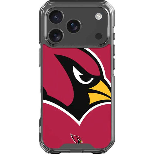 NFL Arizona Cardinals Large Logo iPhone 18 Pro Clear Case