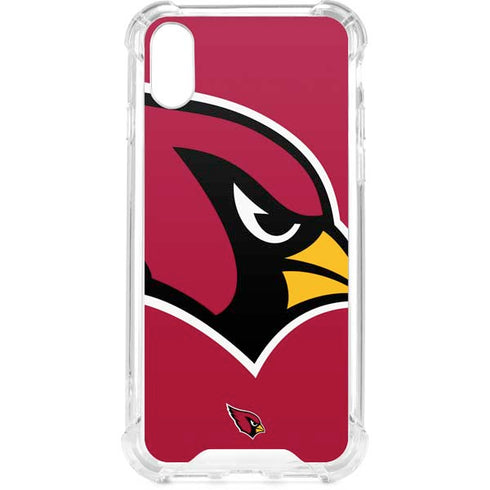 NFL Arizona Cardinals Large Logo iPhone XS Clear Case