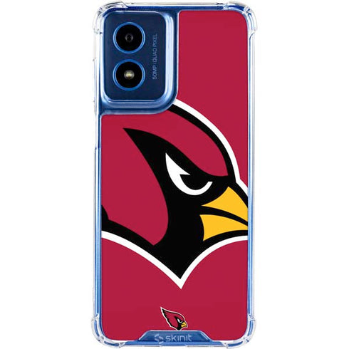 NFL Arizona Cardinals Large Logo Moto G 5G (2024) Clear Case