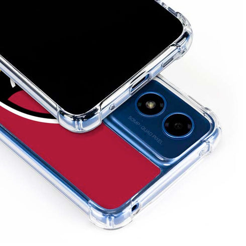 NFL Arizona Cardinals Large Logo Moto G 5G (2024) Clear Case