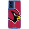 NFL Arizona Cardinals Large Logo Moto G Play 4G (2024) Clear Case