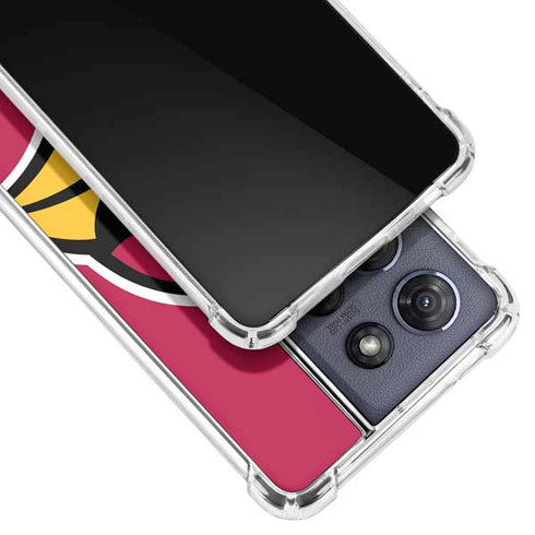 NFL Arizona Cardinals Large Logo Moto G Play 5G (2025) Clear Case