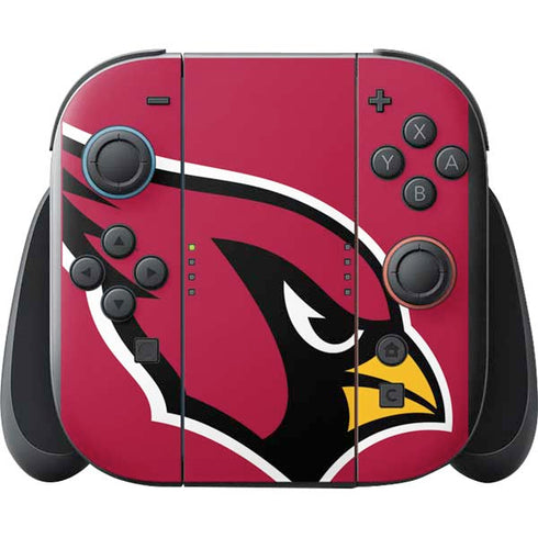 NFL Arizona Cardinals Large Logo Nintendo Switch 2 (2025) with Joy-Con Skin