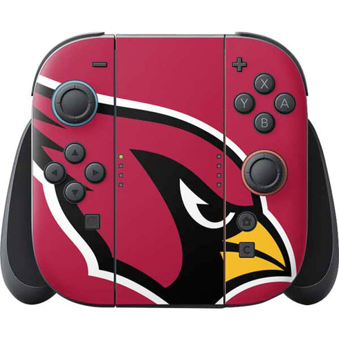 NFL Arizona Cardinals Large Logo Nintendo Switch 2 (2025) Joy-Con Controller Skin